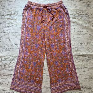 Rachel Roy Paisley Lounge Crop Pants